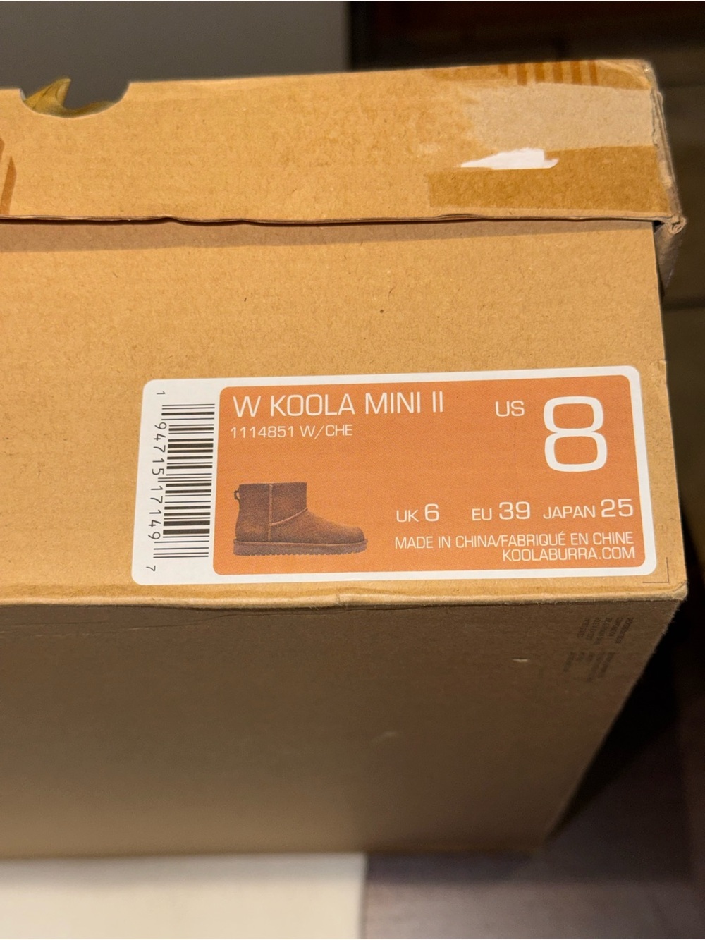 Koolaburra by UGG Classic Mini boots in a chestnut suede colorway S 8 NIB - Picture 11 of 11